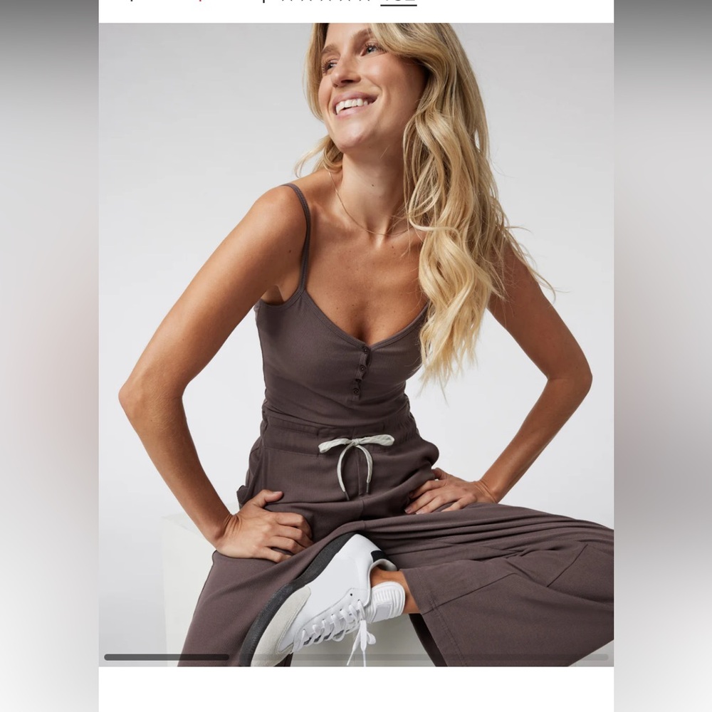 Vuori Pose Henley Jumpsuit